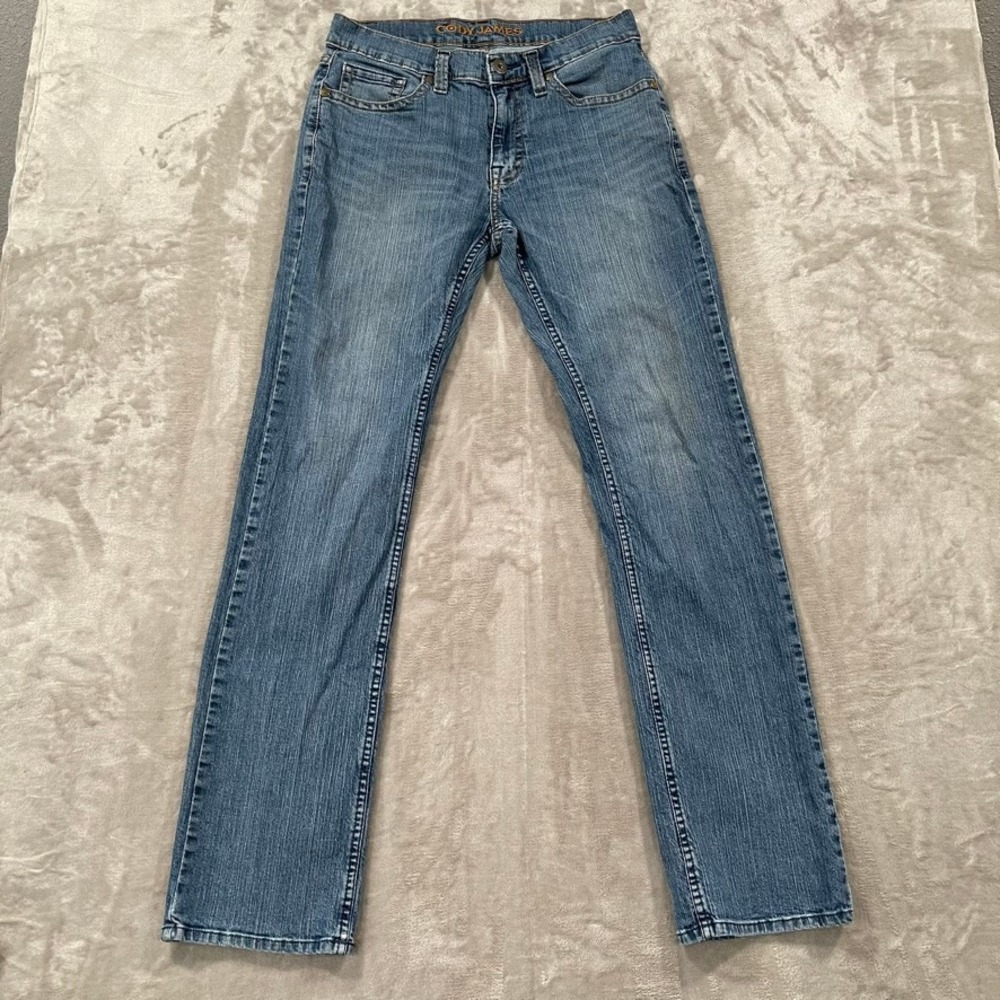 Cody James Jeans Mens 32x36 Blue Slim Straight Denim Western Cowboy Workwear
